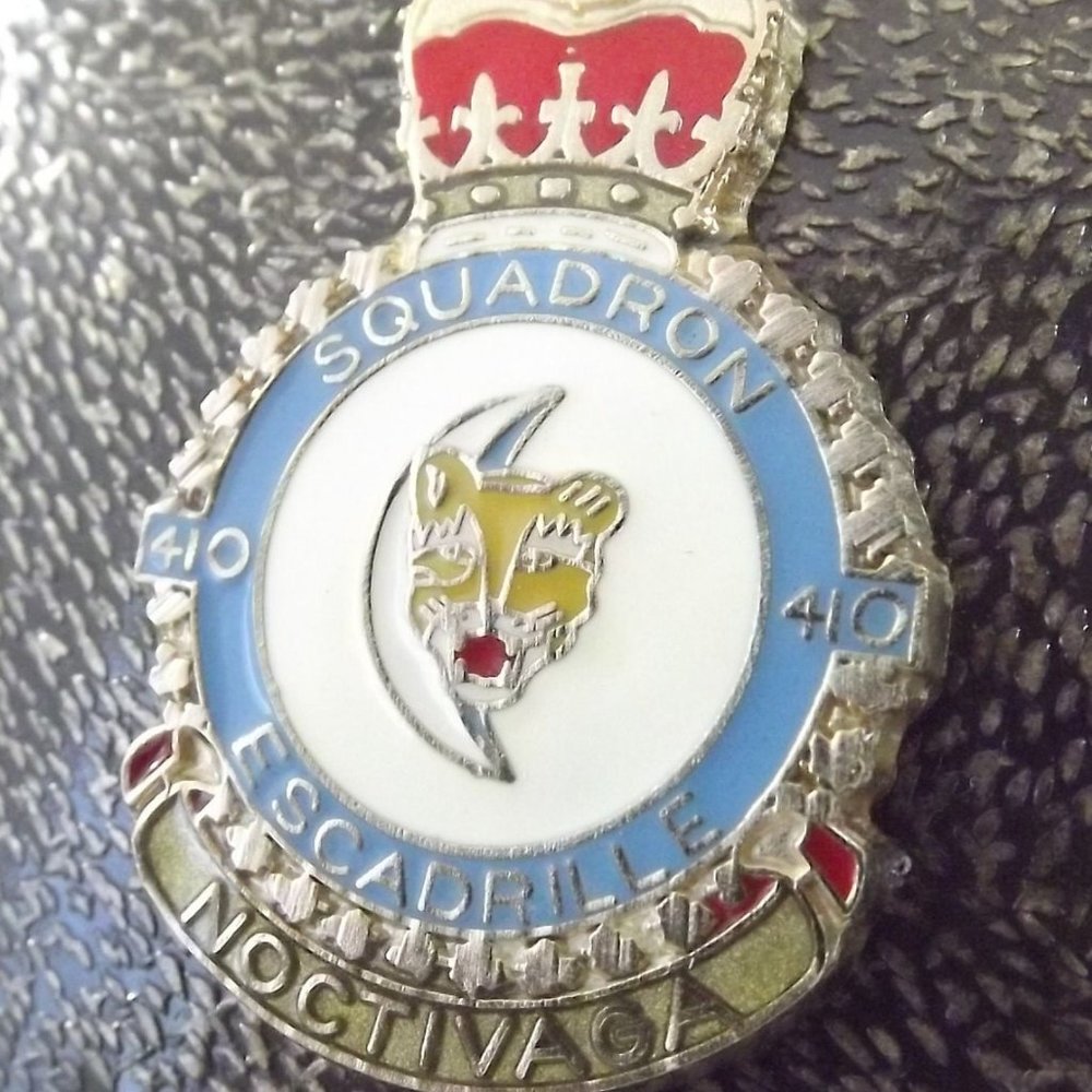 Canada Squadron 410 Escadrille Noctivaga, CFB Cold Lake Belt Buckle - Picture 4 of 9